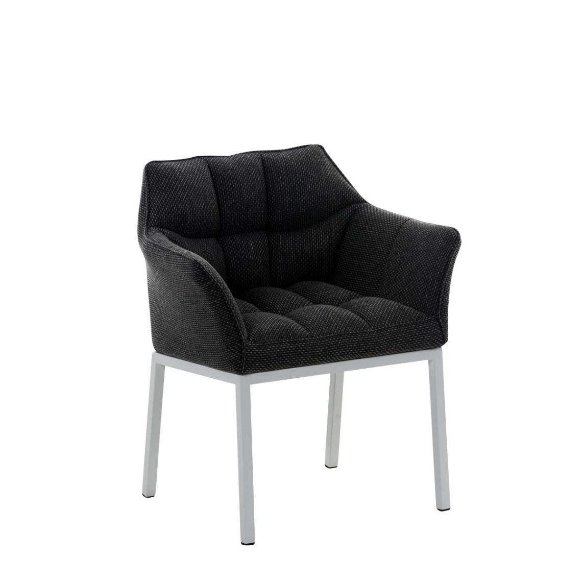 Icaverne - Admirable Chaise de salle à manger ligne Suva W tissu couleur gris titane - Chaises