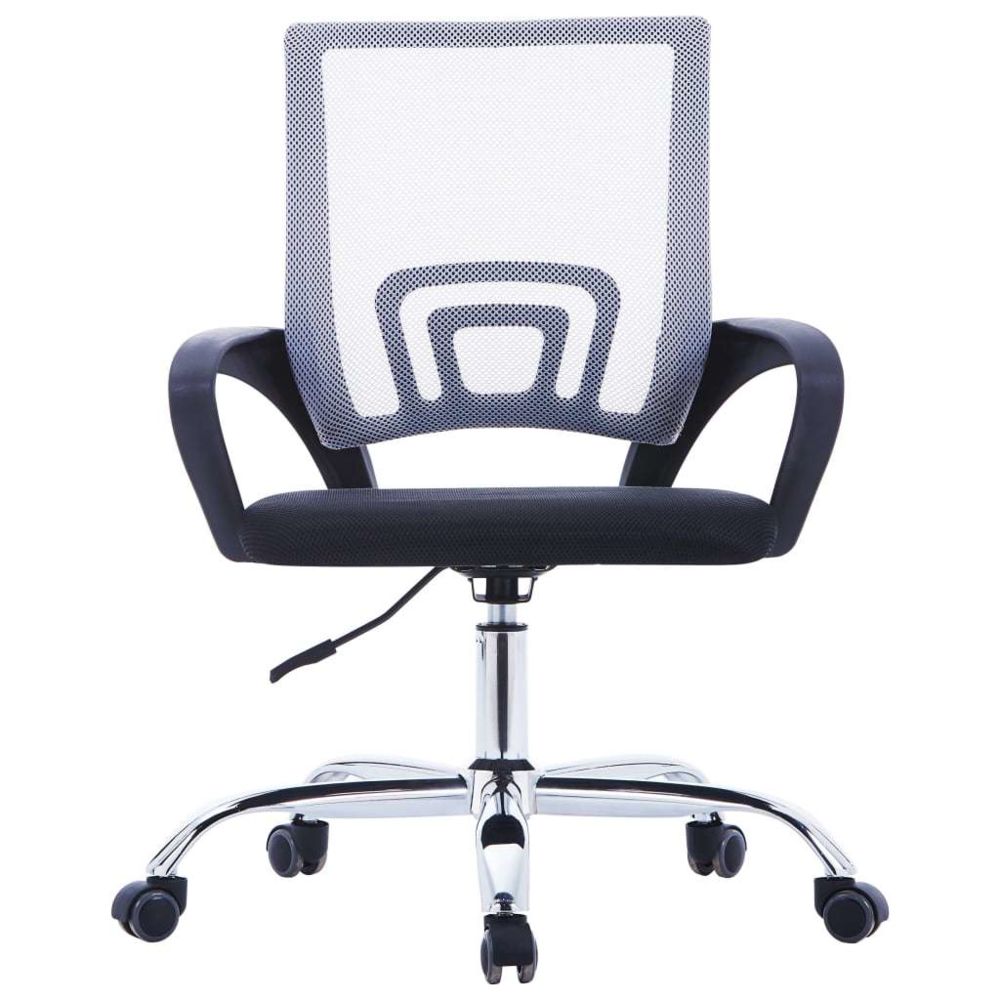 marque generique - Icaverne - Chaises de bureau selection Chaise de bureau avec dossier en maille Gris Tissu - Chaises