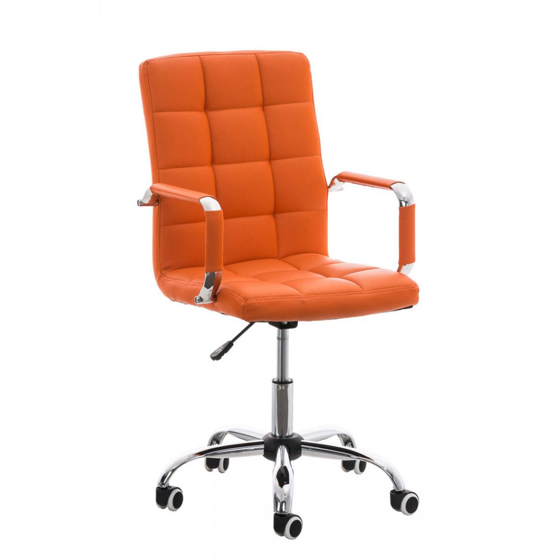Icaverne - Moderne Chaise de bureau edition Helsinki V2 couleur Orange - Chaises