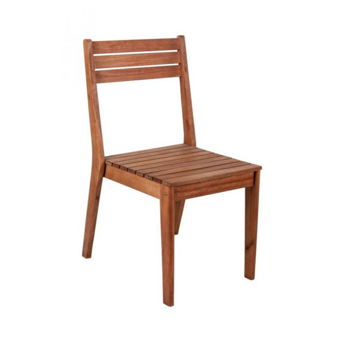 Alter - Chaise en bois d'eucalyptus Made in Italy, couleur marron, cm 47 x 60 xh 90 - Chaises