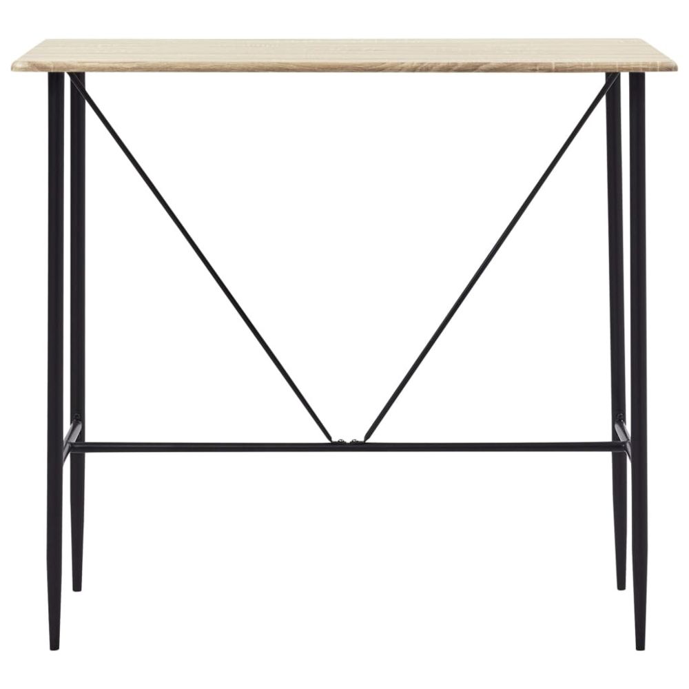 marque generique - Icaverne - Tables de salle à manger & de cuisine reference Table de bar Chêne 120 x 60 x 110 cm MDF - Tables à manger