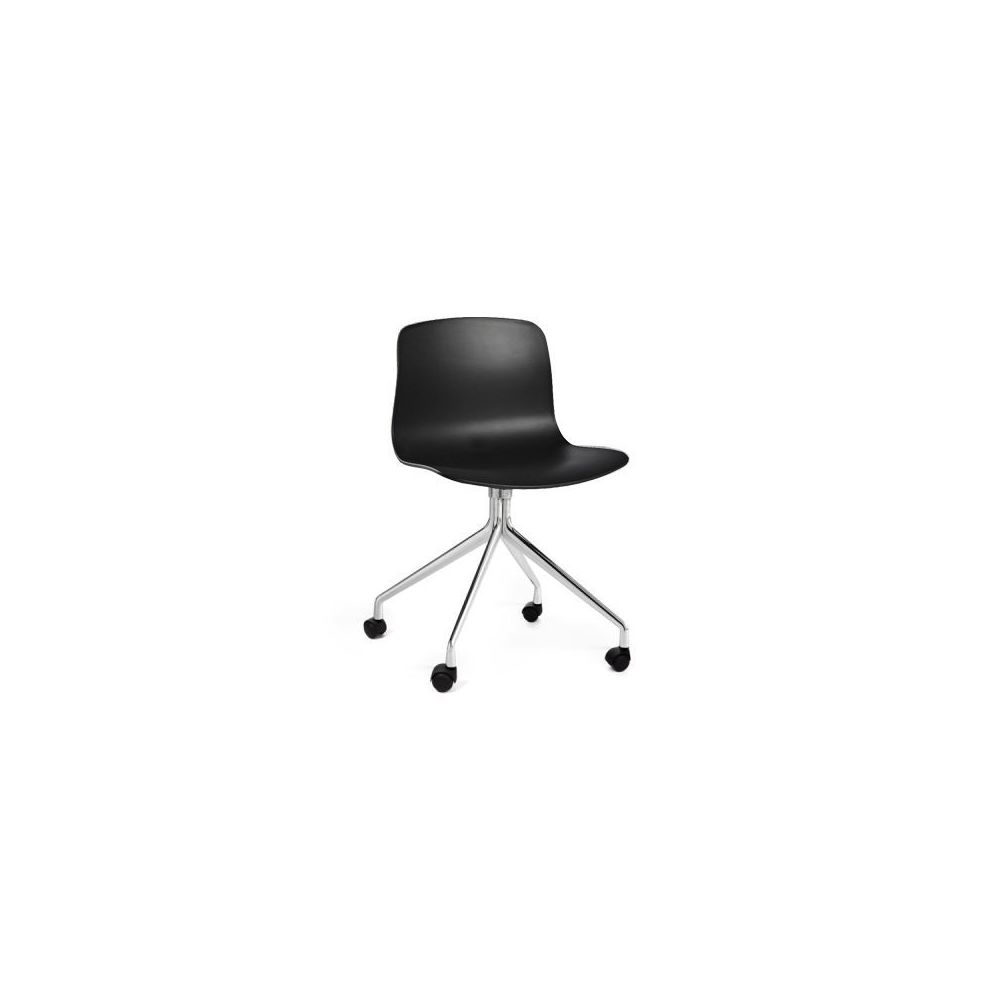 Hay - About a Chair AAC 14 - aluminium poli - noir - Chaises