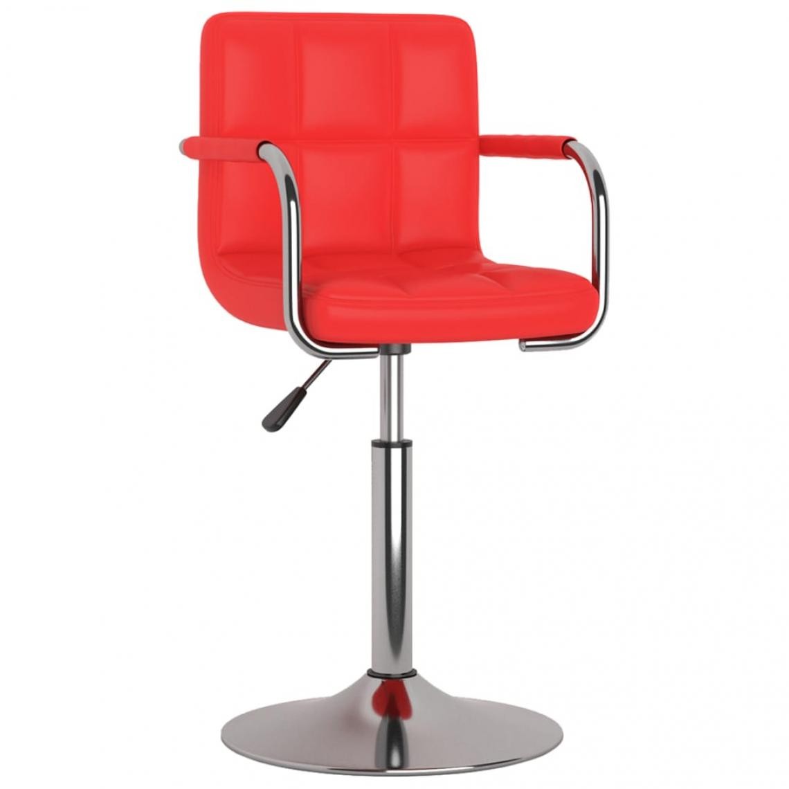 Vidaxl - vidaXL Chaise de salle à manger Rouge Similicuir - Chaises