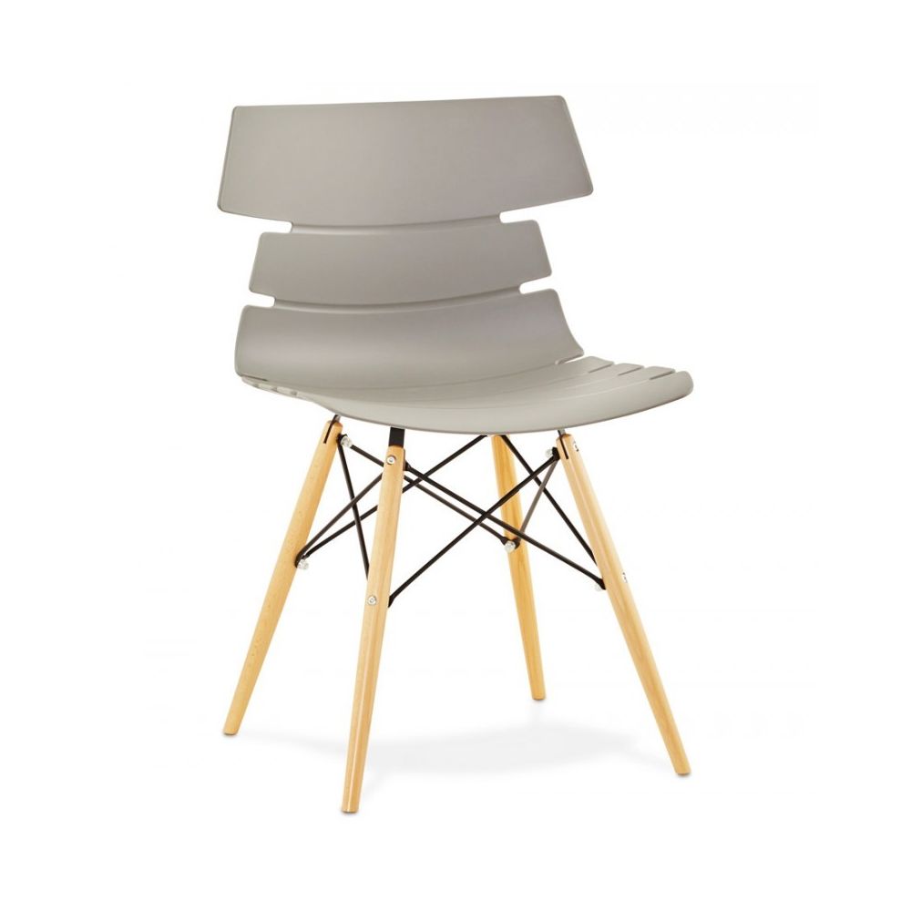 Kokoon Design - Chaise design STRATA GREY 48x50x82 cm - Chaises