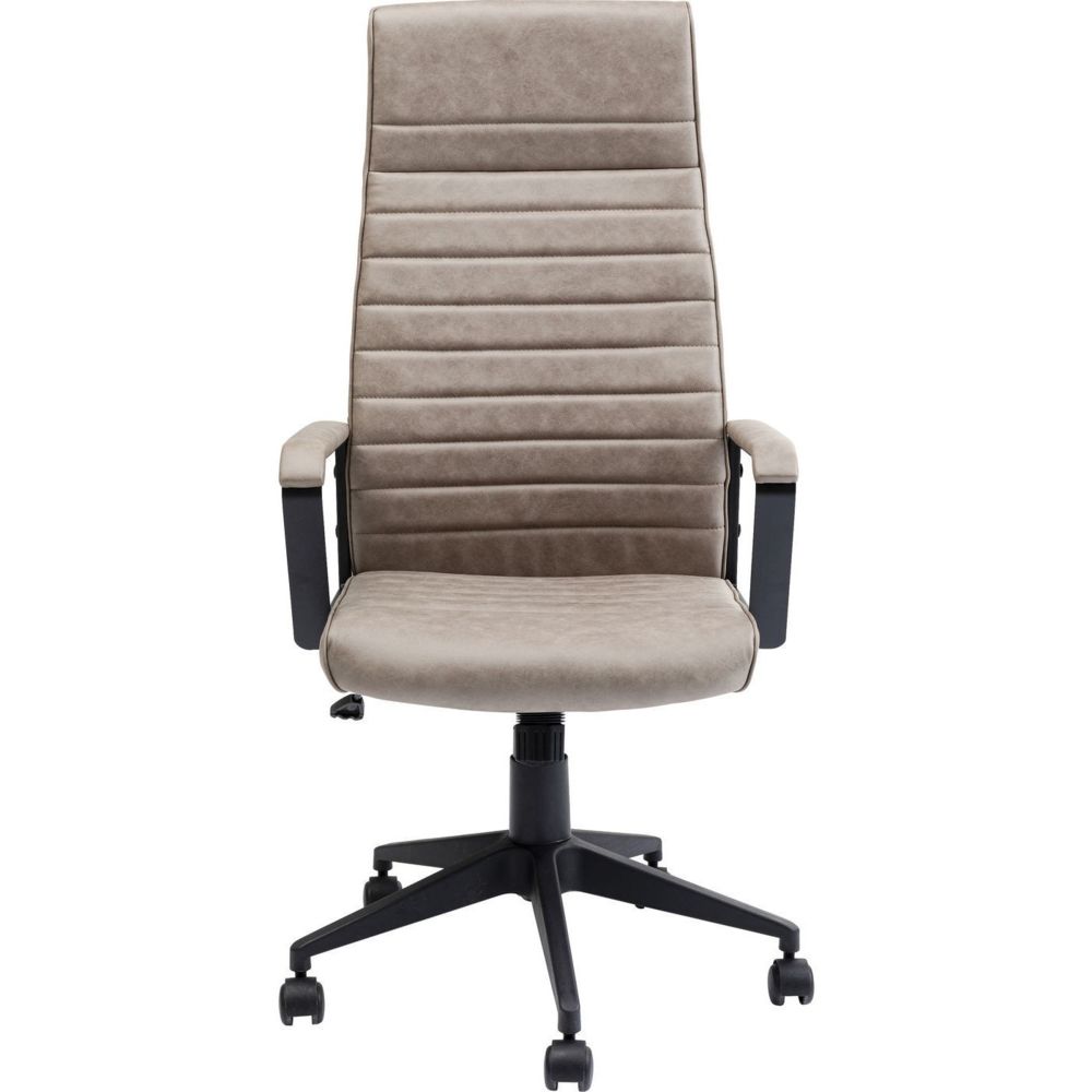 Karedesign - Chaise de bureau Labora haute taupe Kare Design - Chaises