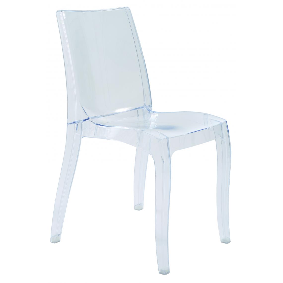 3S. x Home - Chaise Design Transparente ATHENES - Chaises