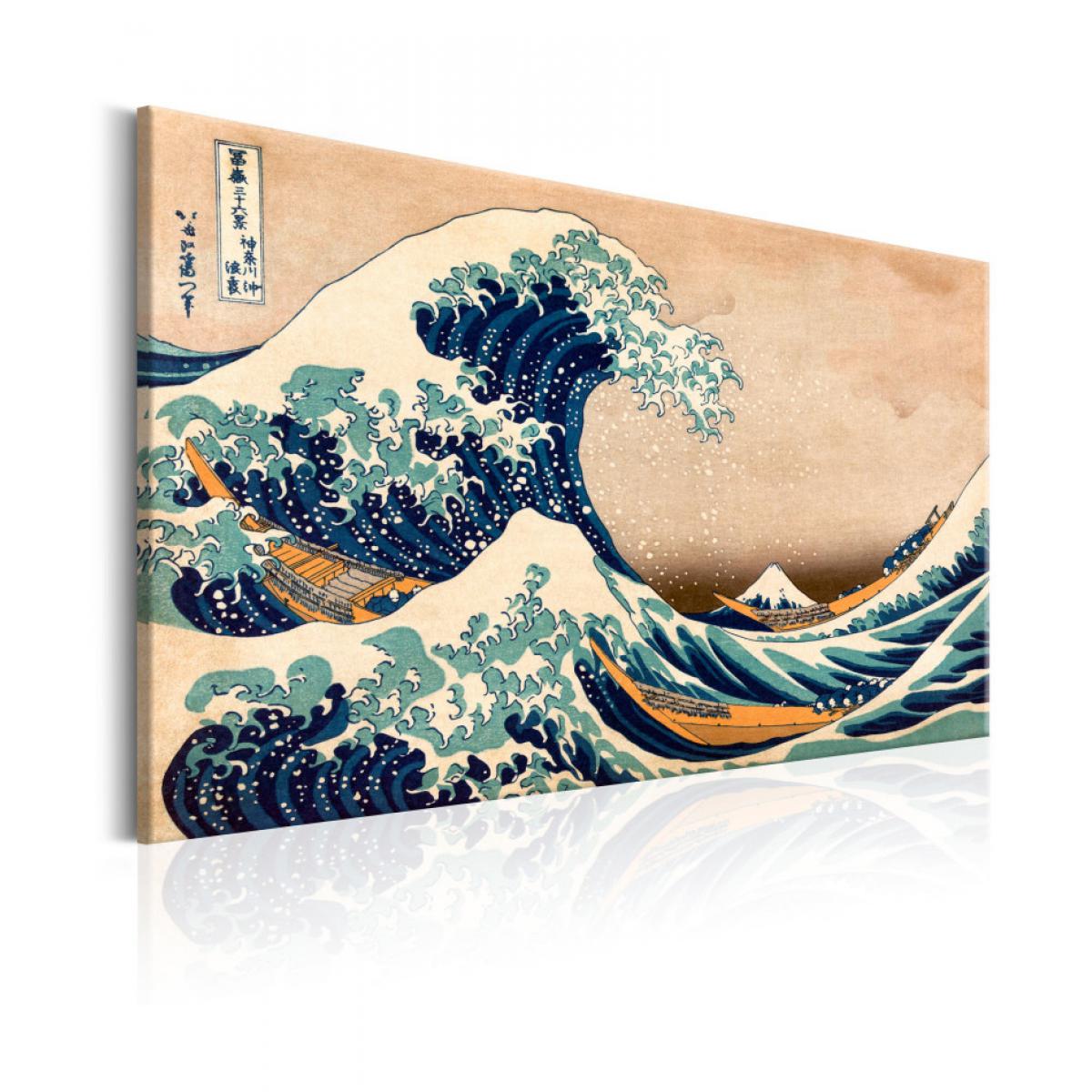 Artgeist - Tableau - The Great Wave off Kanagawa (Reproduction) 60x40 - Tableaux, peintures