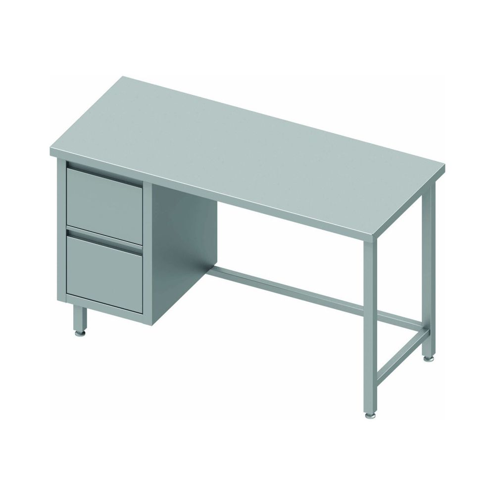 Materiel Chr Pro - Table Inox Avec Tiroir & Sans Dosseret - Gamme 800 - Stalgast - 1400x800 800 - Tables à manger