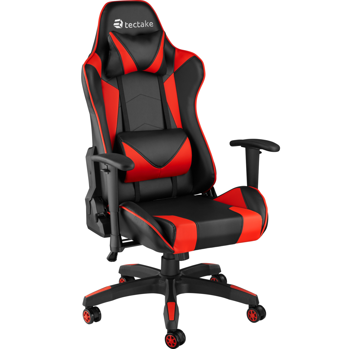 Tectake - Chaise gamer TWINK - noir/rouge - Chaises