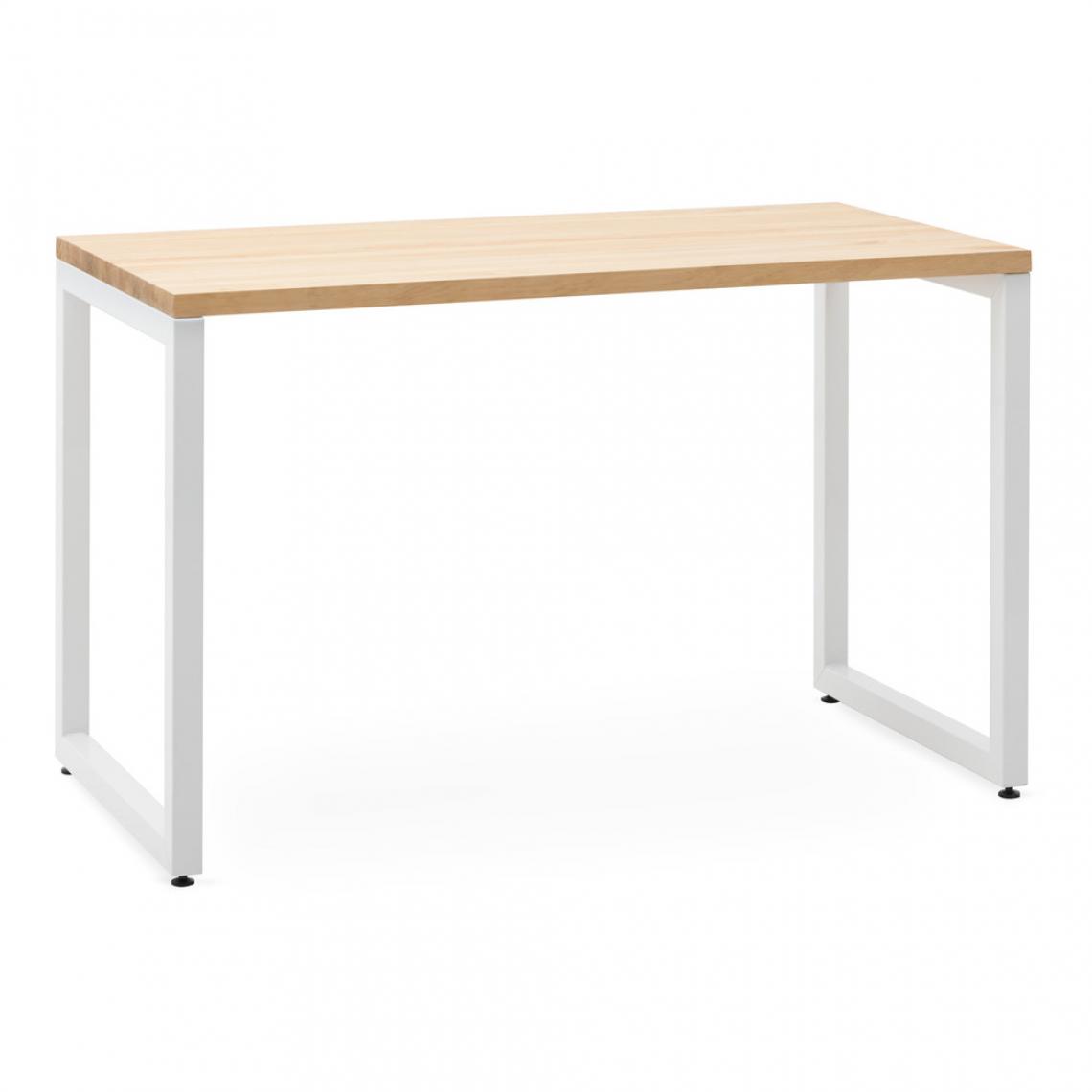 Ds Meubles - Table bureau iCub Strong ECO 60x140x75 cm Blanc Naturel - Tables à manger