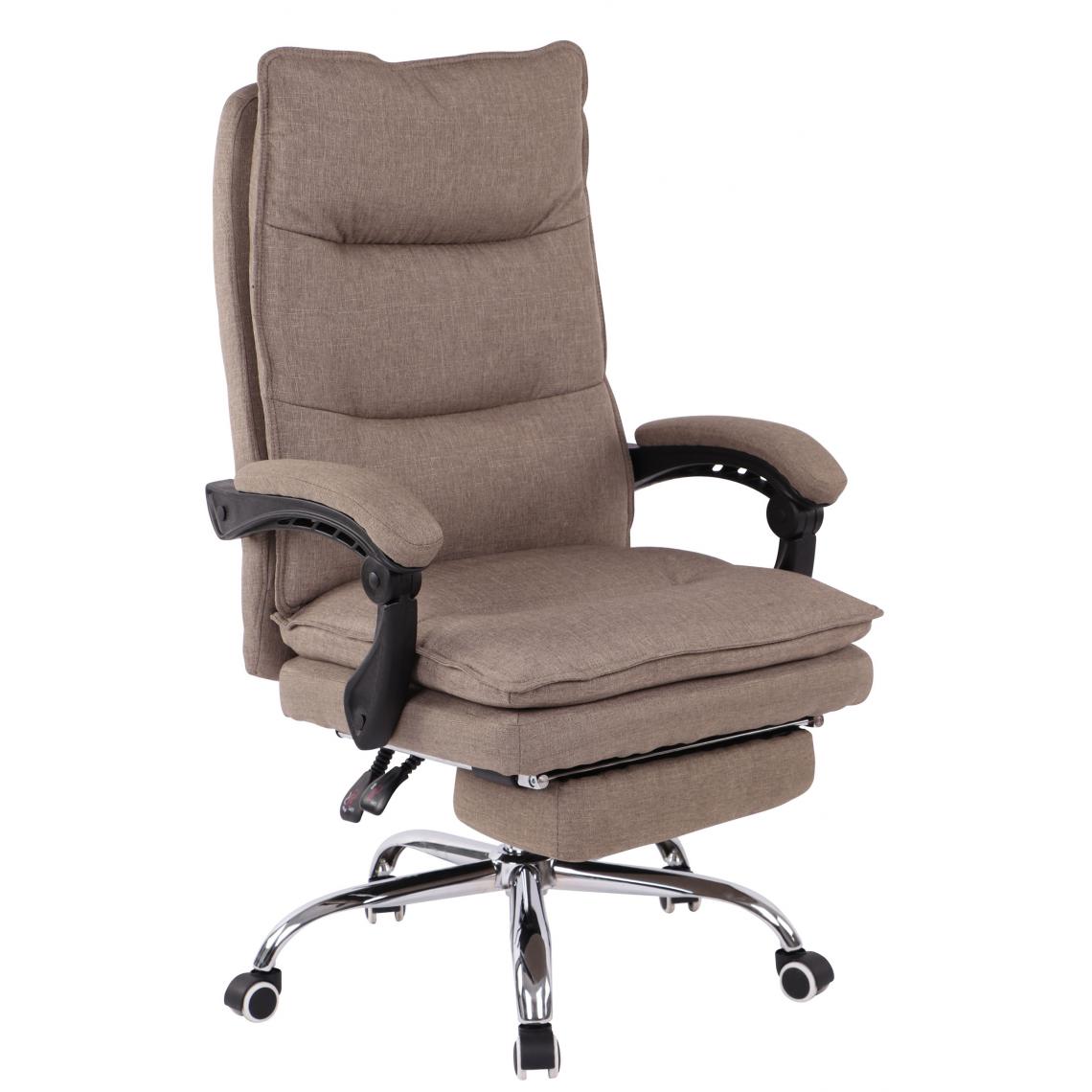 Icaverne - Esthetique Chaise de bureau categorie Georgetown Fabric couleur taupe - Chaises