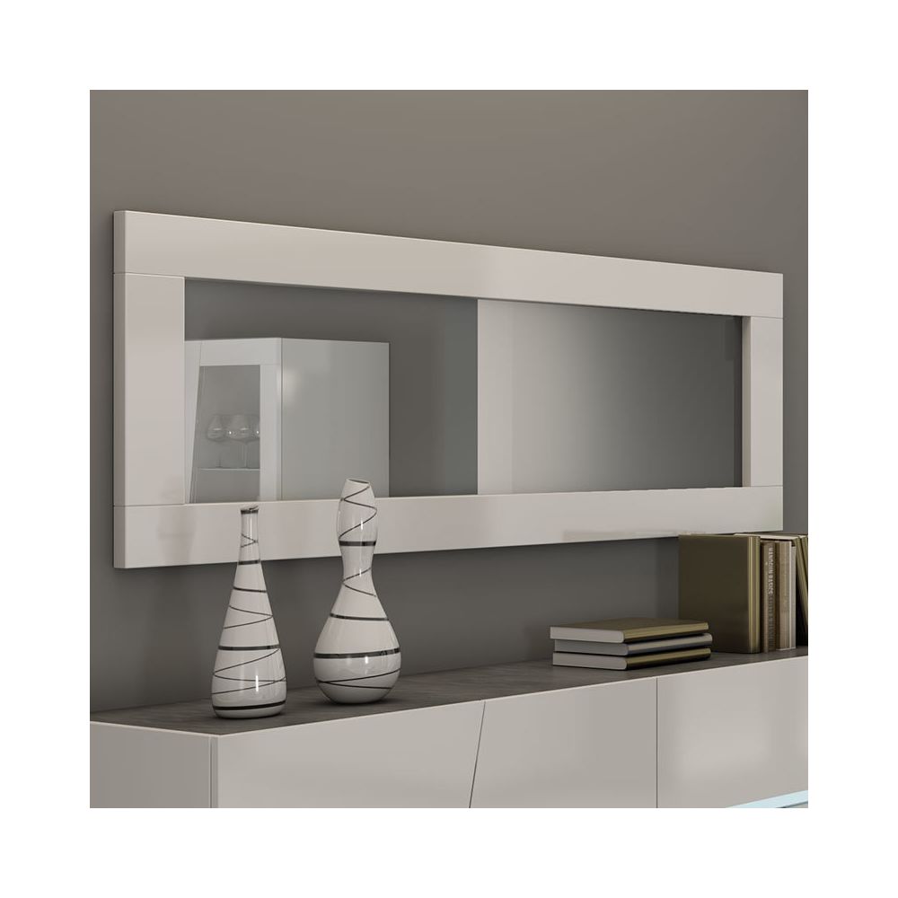 Kasalinea - Miroir blanc laqué design JULIA - Miroirs