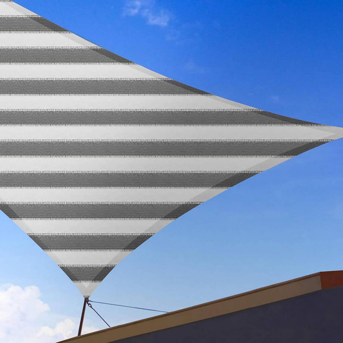 MercatoXL - Auvent et écran solaire HDPE tissu pour bandes de balcon 3 x 5 m - Tables à manger