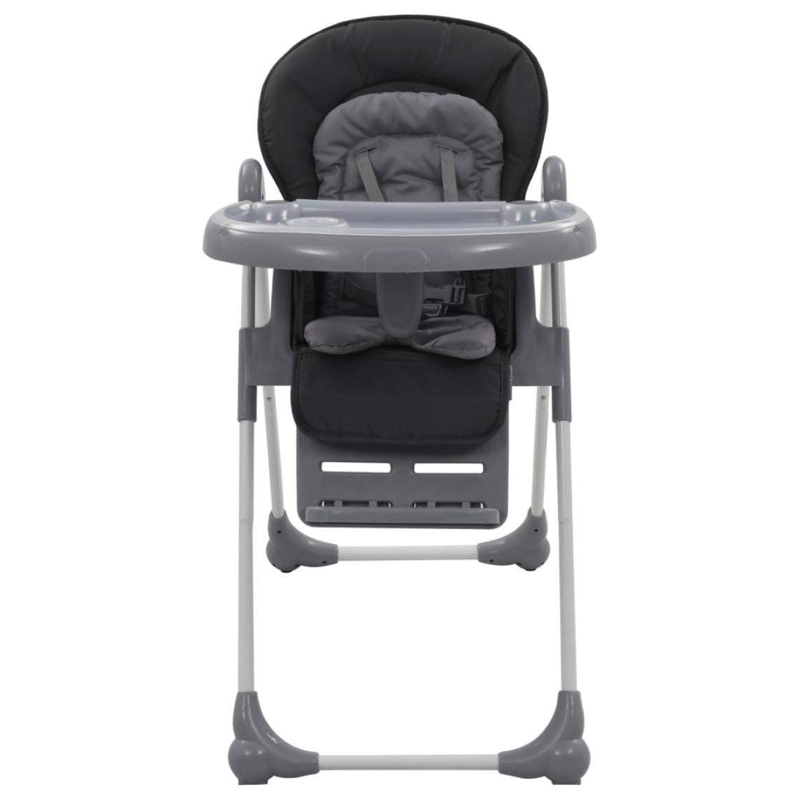 Icaverne - Icaverne - Chaises pour enfants serie Chaise haute pour bébé Gris - Chaises