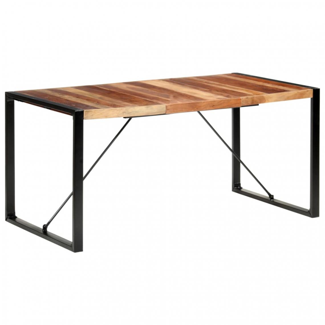 Vidaxl - vidaXL Table de salle à manger 160x80x75 cm Bois solide - Tables à manger