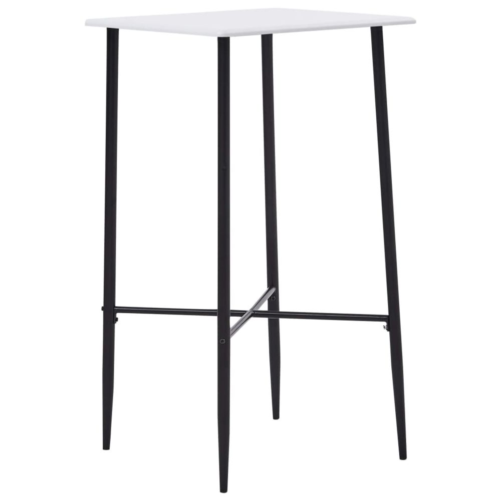 marque generique - Superbe Tables gamme Washington Table de bar Blanc 60 x 60 x 111 cm MDF - Tables à manger