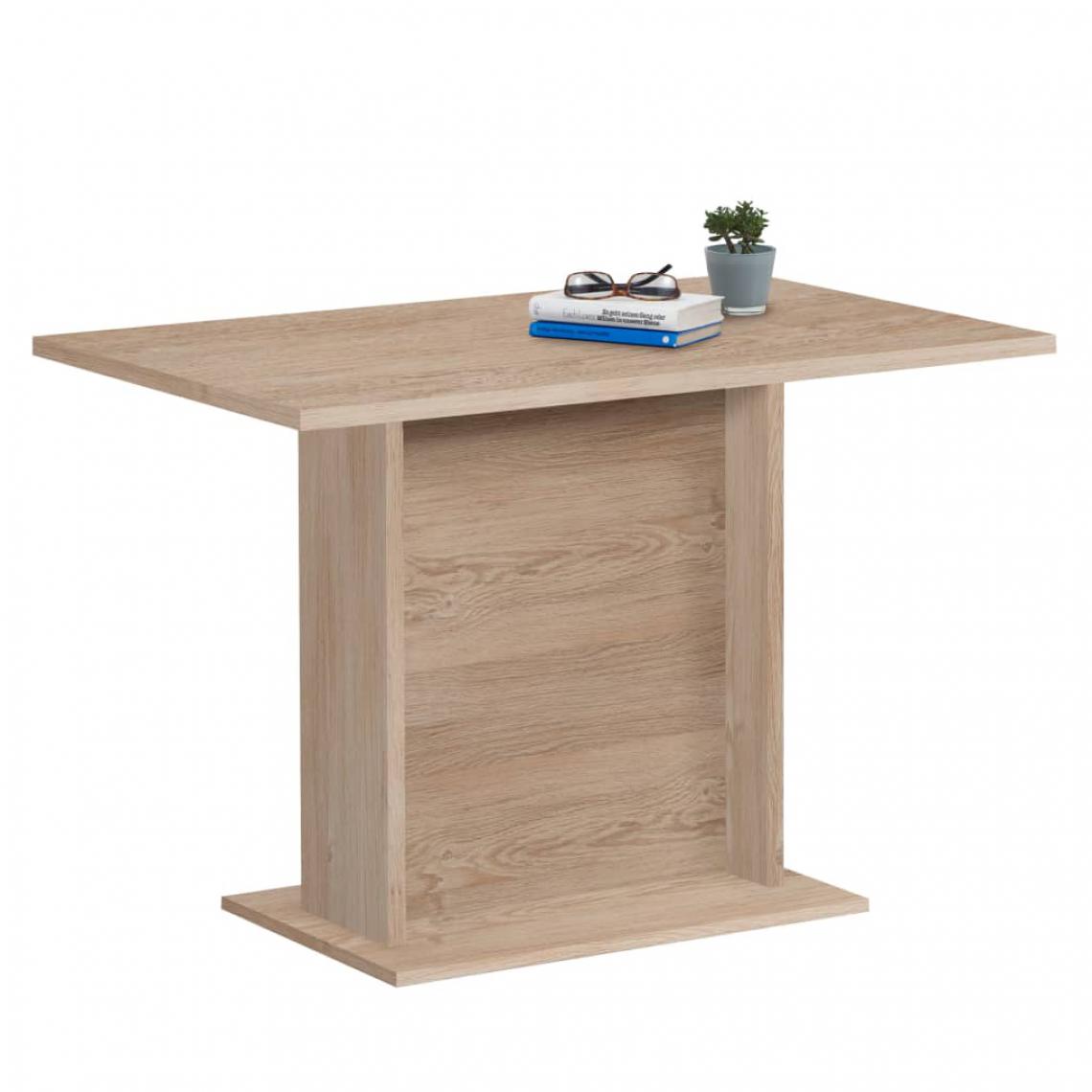 Icaverne - Splendide Tables serie Roseau FMD Table de salle à manger 110 cm Chêne - Tables à manger