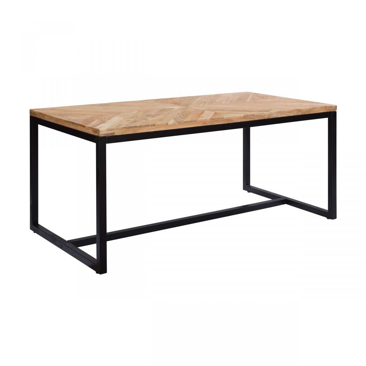 Rendez Vous Deco - Table rectangulaire Cameron 170 cm en bois d'acacia - Tables à manger