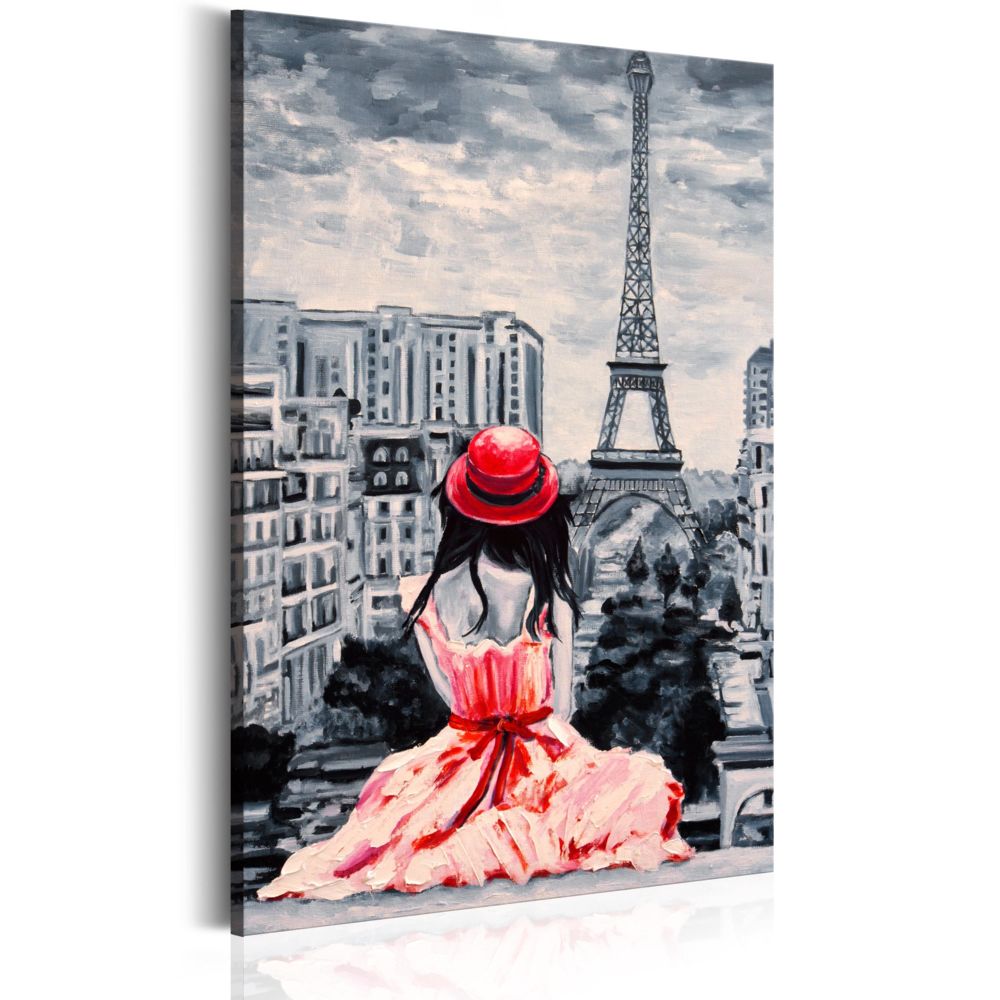 Bimago - Tableau - Romantic Paris - Décoration, image, art | Villes | Paris | - Tableaux, peintures