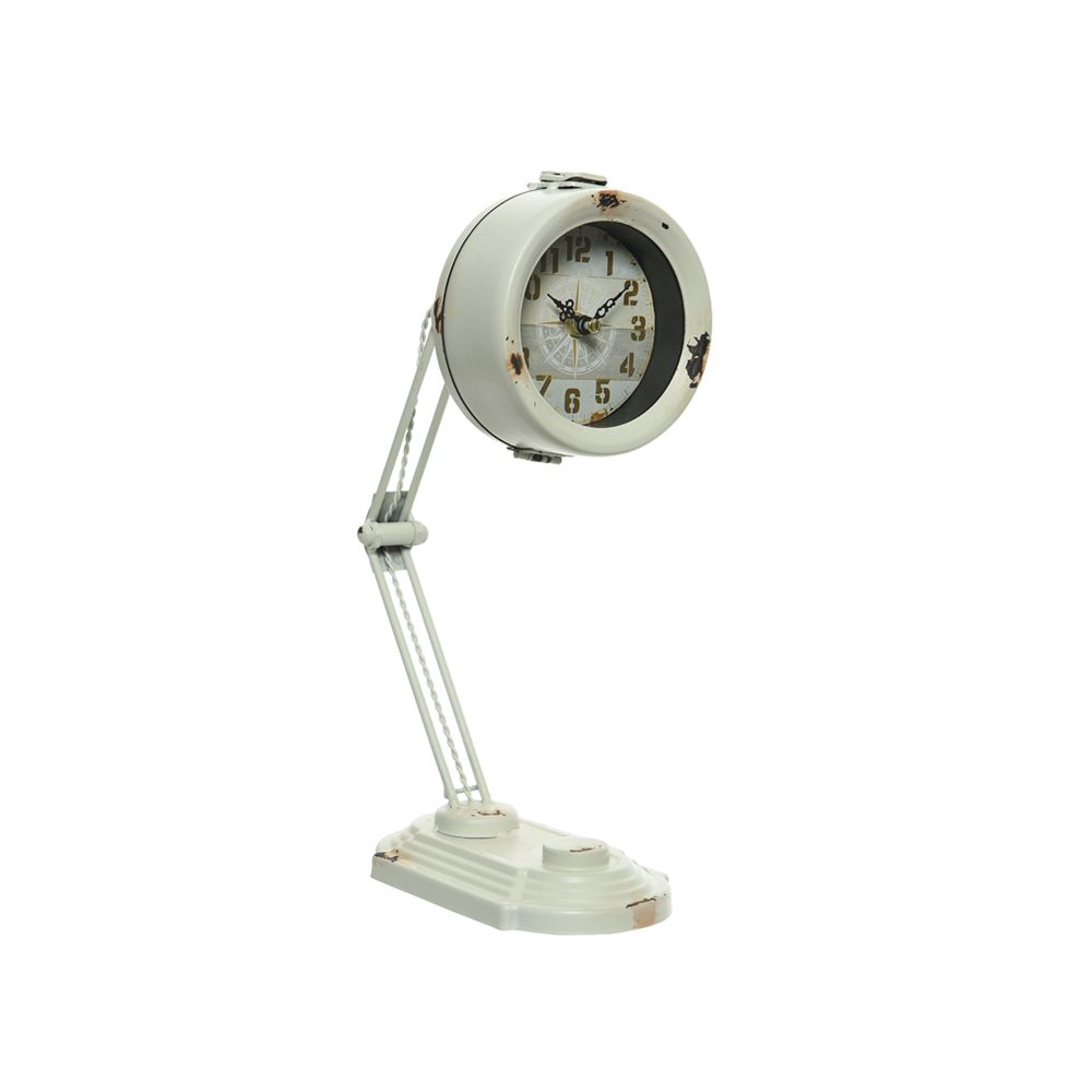 Kaemingk - Horloge lampe rétro - Nos Envies Déco - Horloges, pendules
