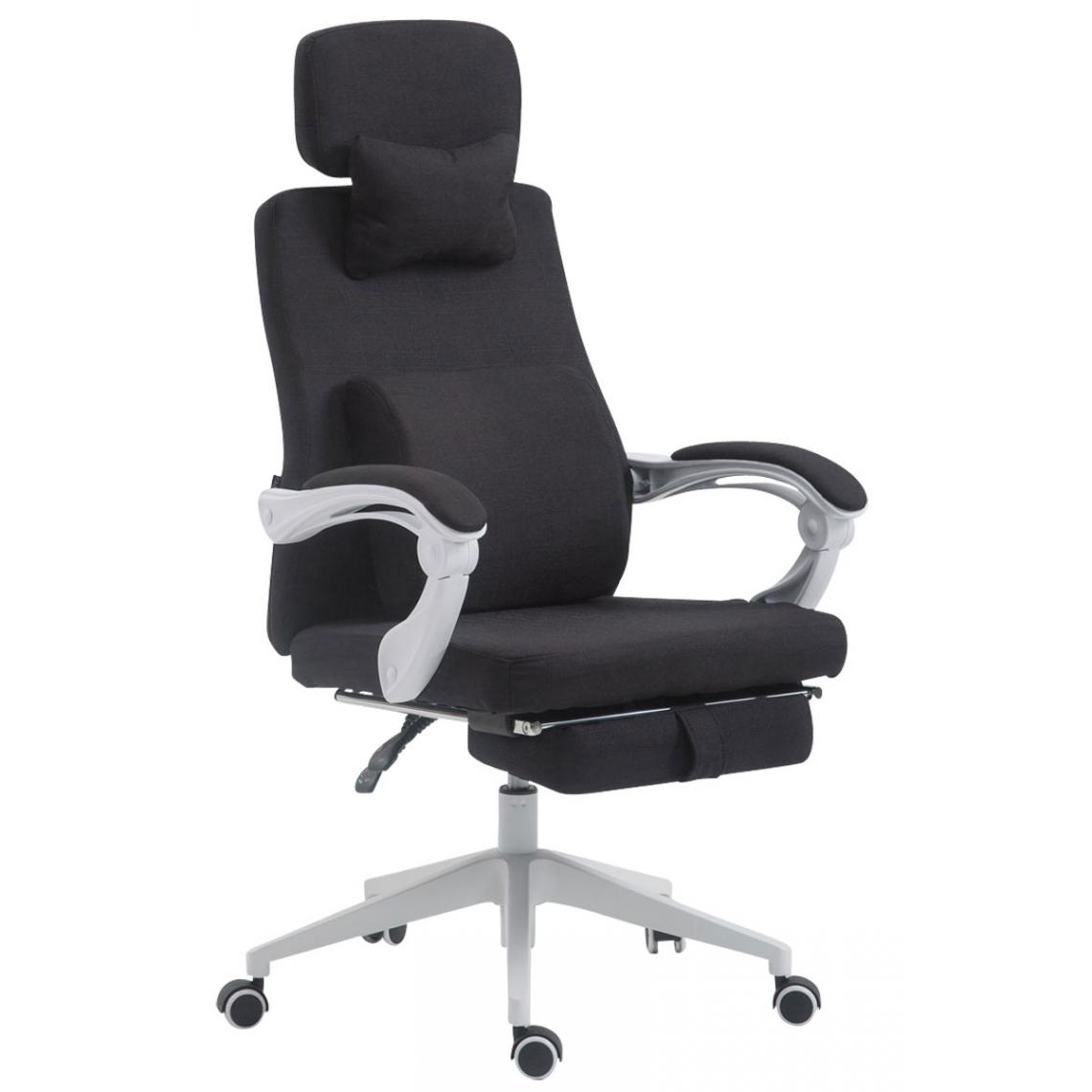 Icaverne - Magnifique Chaise de bureau selection Kampala tissu couleur noir - Chaises