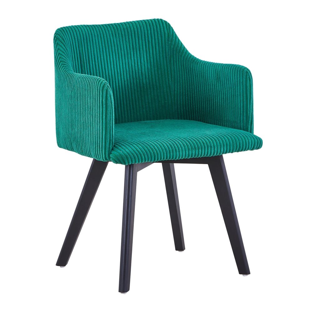 MENZZO - Chaise style scandinave Candy Velours Vert - Chaises