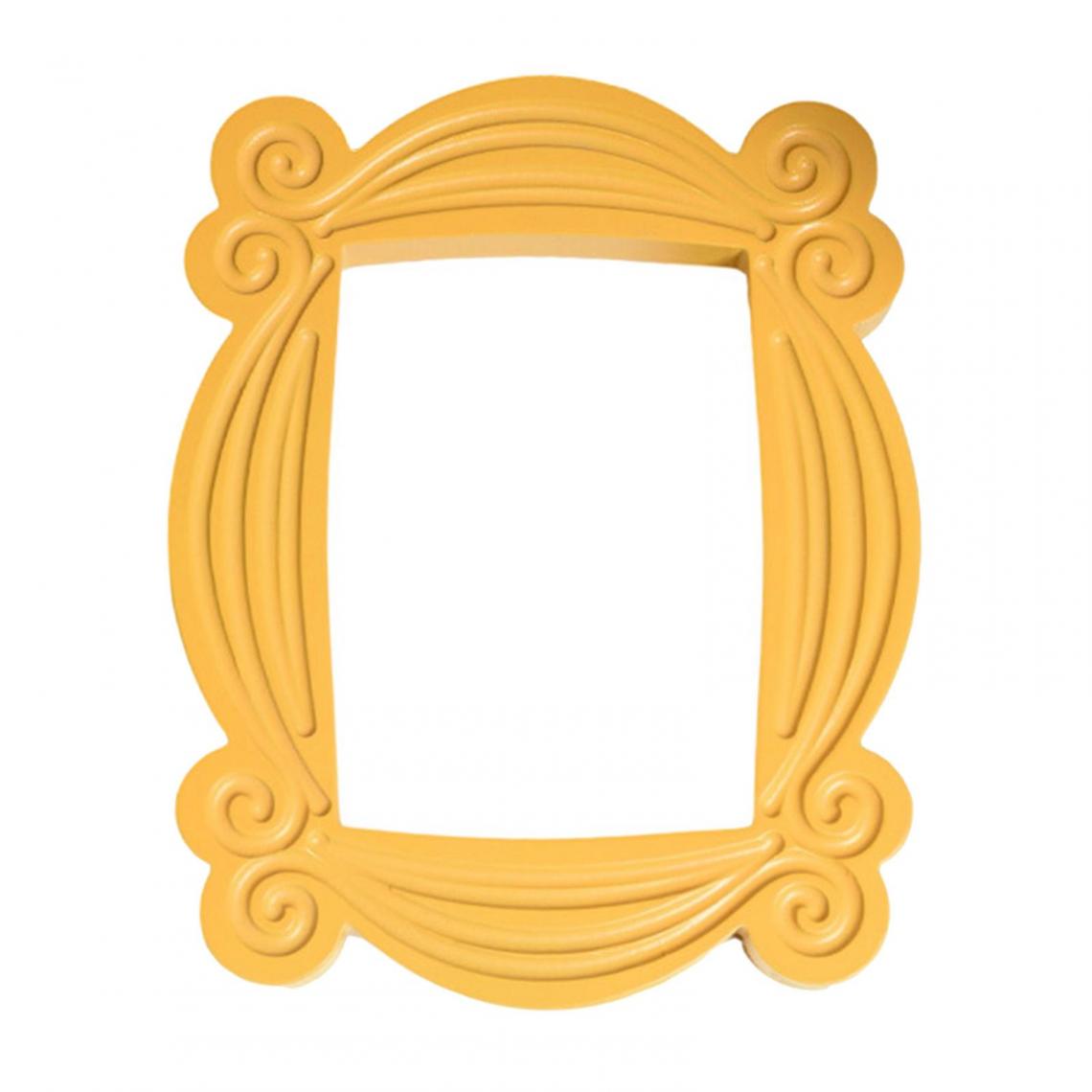 marque generique - Miroir de porte à cadre jaune Friends TV Show - Cadres, pêle-mêle