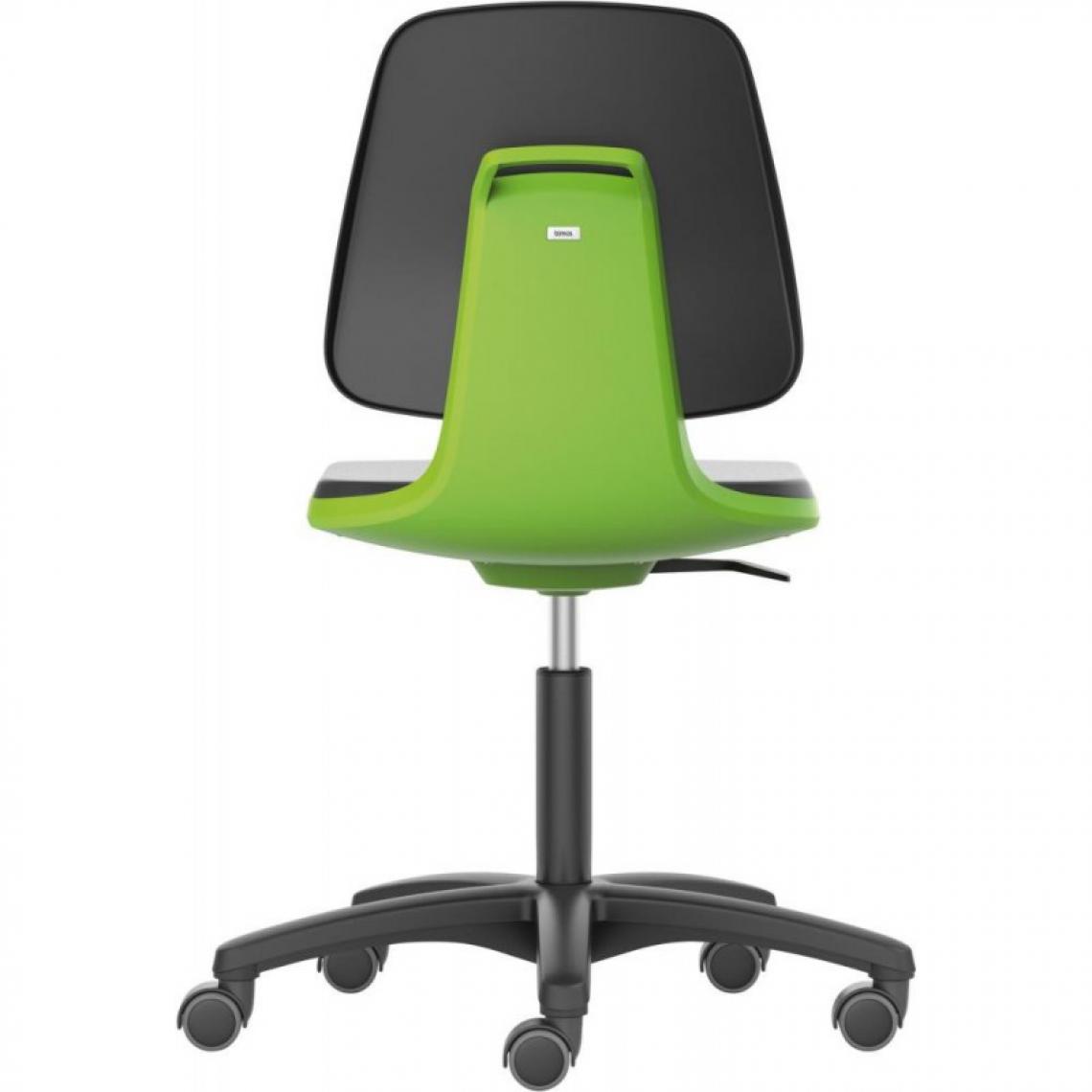 marque generique - Chaises Labsit 2 vert Plastique-cuir,avec roues - Chaises