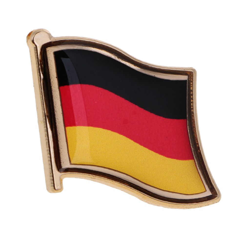 marque generique - Badge en émail de badge de drapeau en métal national de l'Allemagne pour le cravate de sac à bandoulière - Objets déco