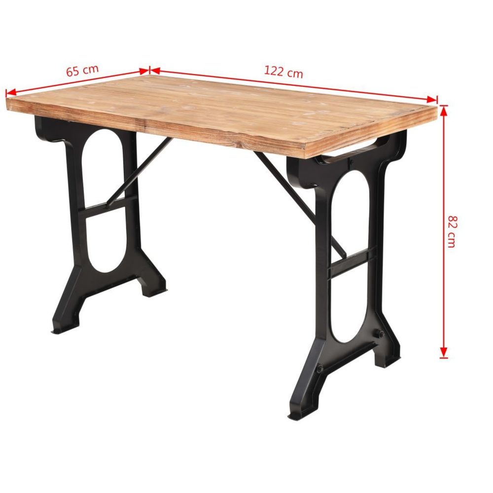 marque generique - Icaverne - Tables de salle à manger et de cuisine reference Table de salle à manger Sapin massif Dessus de table en bois - Tables à manger