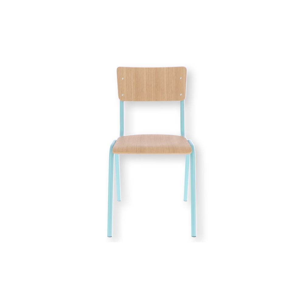 Jan Kurtz - Chaise Zero - turquoise/chêne - Chaises