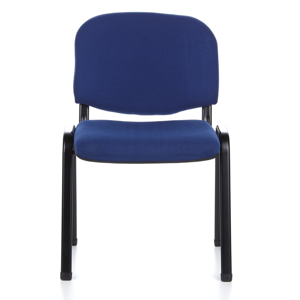Hjh Office - Chaise visiteur / chaise de conférence XT 600 lot de 4, noir / bleu hjh OFFICE - Chaises