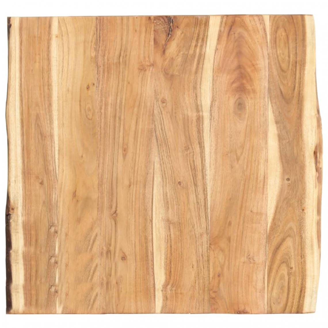 Vidaxl - vidaXL Dessus de table Bois d'acacia massif 60x(50-60)x3,8 cm - Tables à manger