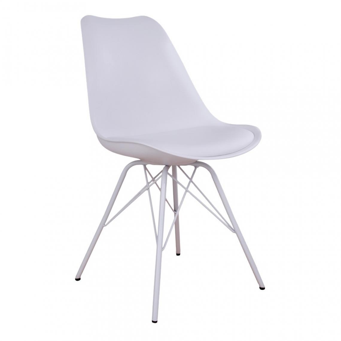 House Nordic - Chaise Design Blanche KIRSTEN - Chaises