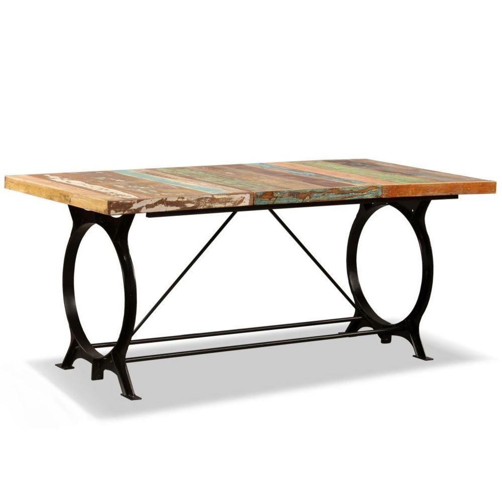 Vidaxl - vidaXL Table de salle à manger Bois de récupération massif 180 cm - Tables à manger