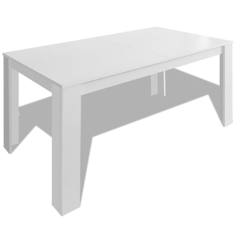 marque generique - Icaverne - Tables de salle à manger et de cuisine ligne Table de salle à manger 140 x 80 x 75 cm blanc - Tables à manger