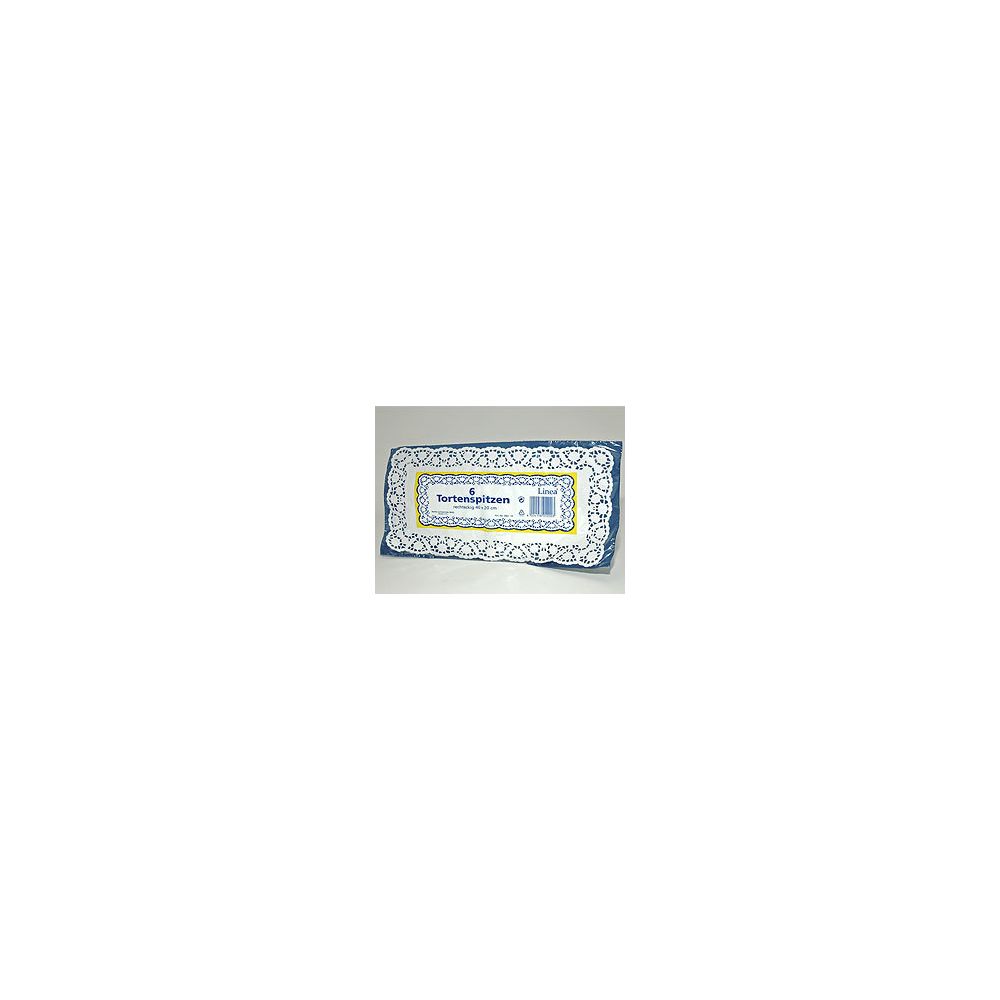 Coolminiprix - Set rectangulaire papier dentelles blanc pour pâtisserie x 6 - Qualité COOLMINIPRIX - Objets déco