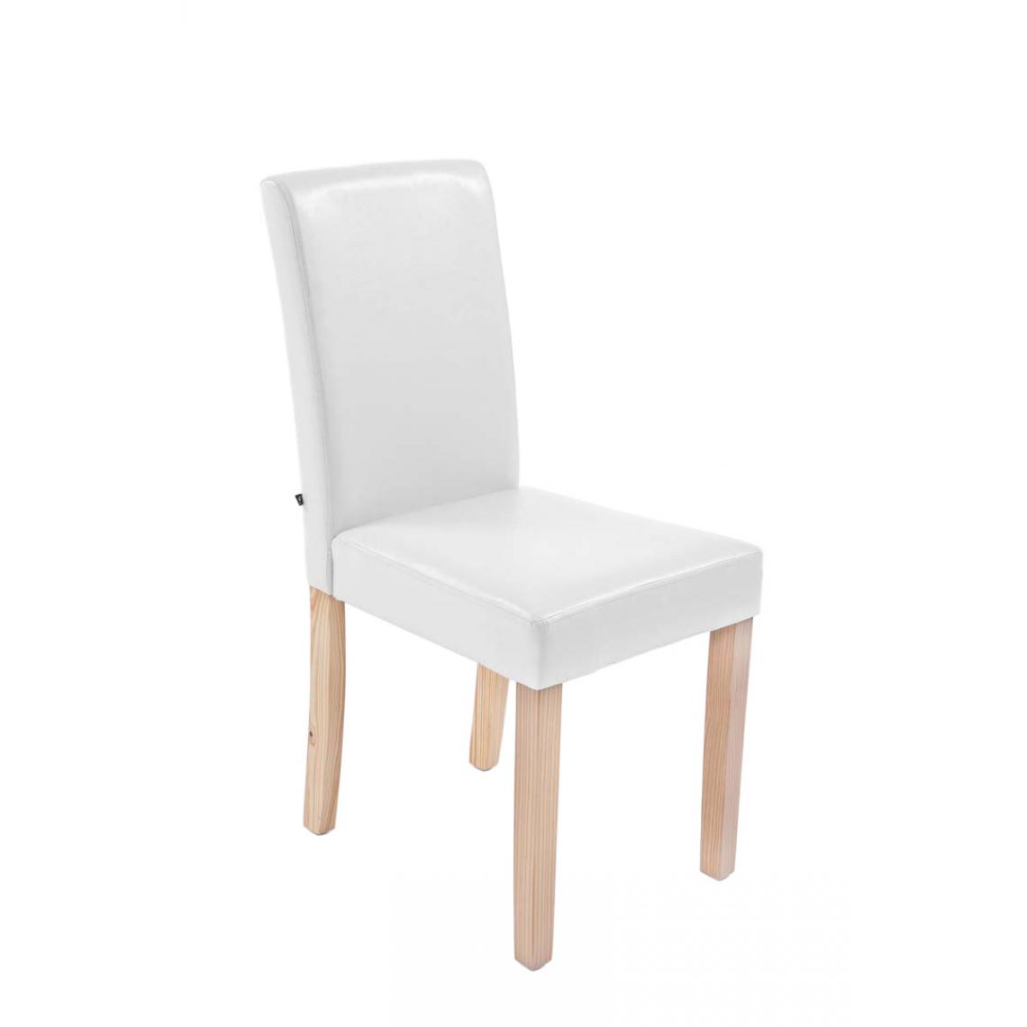 Icaverne - Admirable Chaise de salle à manger famille Rabat natura couleur blanc - Chaises