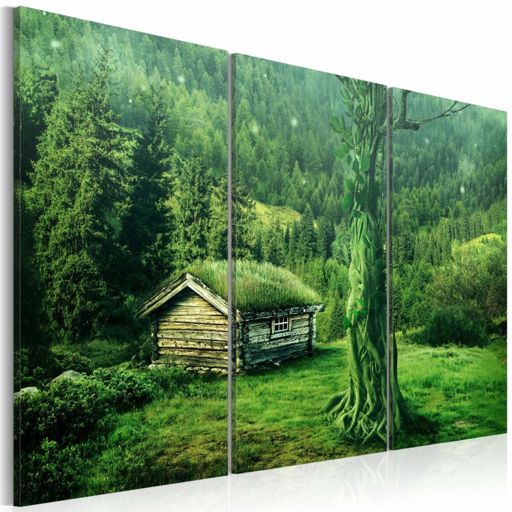 Artgeist - Tableau - écosystème forestier 120x80 - Tableaux, peintures