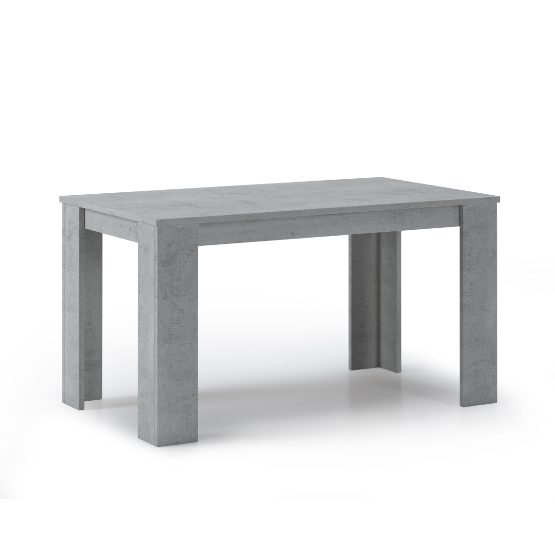Skraut Home - Table à manger WIND couleur Ciment, 80x138x75cm - Tables à manger