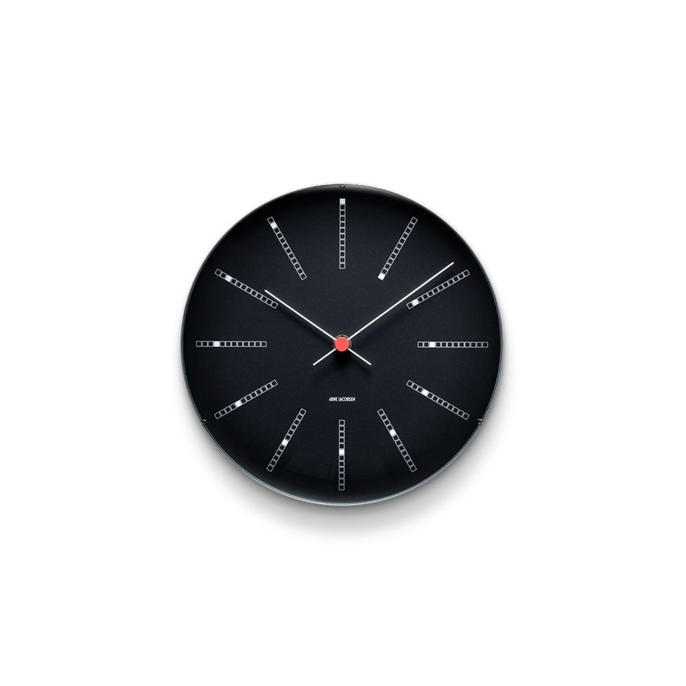 Rosendahl - AJ Bankers Clock - noir - Ø 21 cm - Horloges, pendules