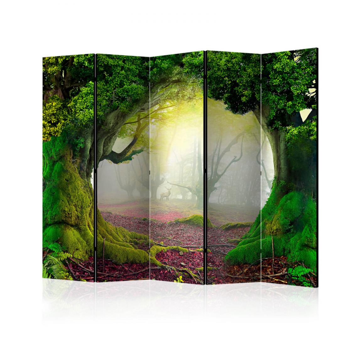 Artgeist - Paravent 5 volets - Enchanted forest II [Room Dividers] 225x172 - Paravents
