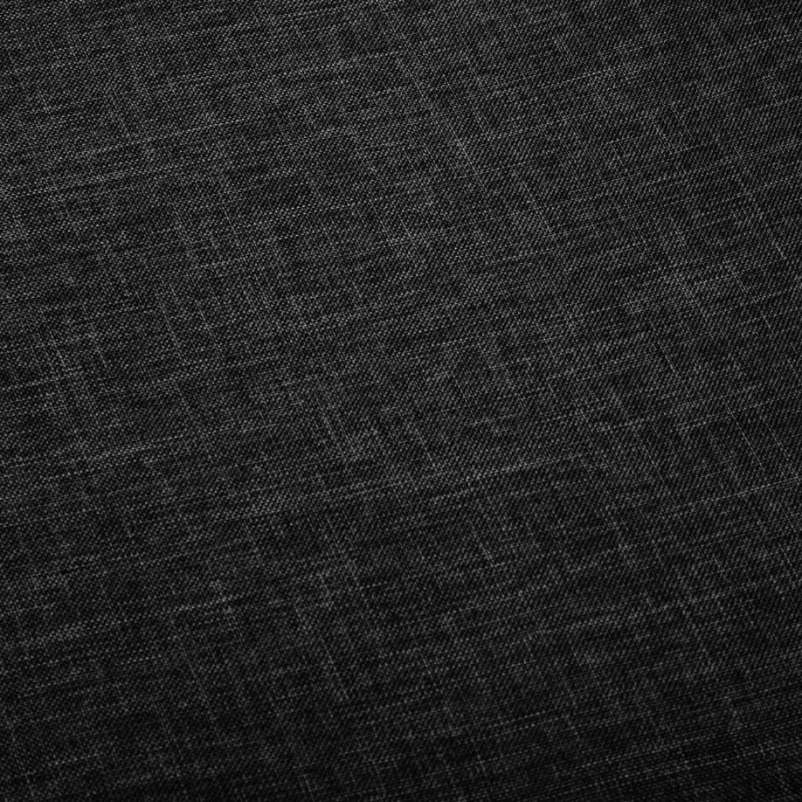 Icaverne - Icaverne - Chaises de cuisine serie Chaises de salle à manger 2 pcs Noir Tissu - Chaises