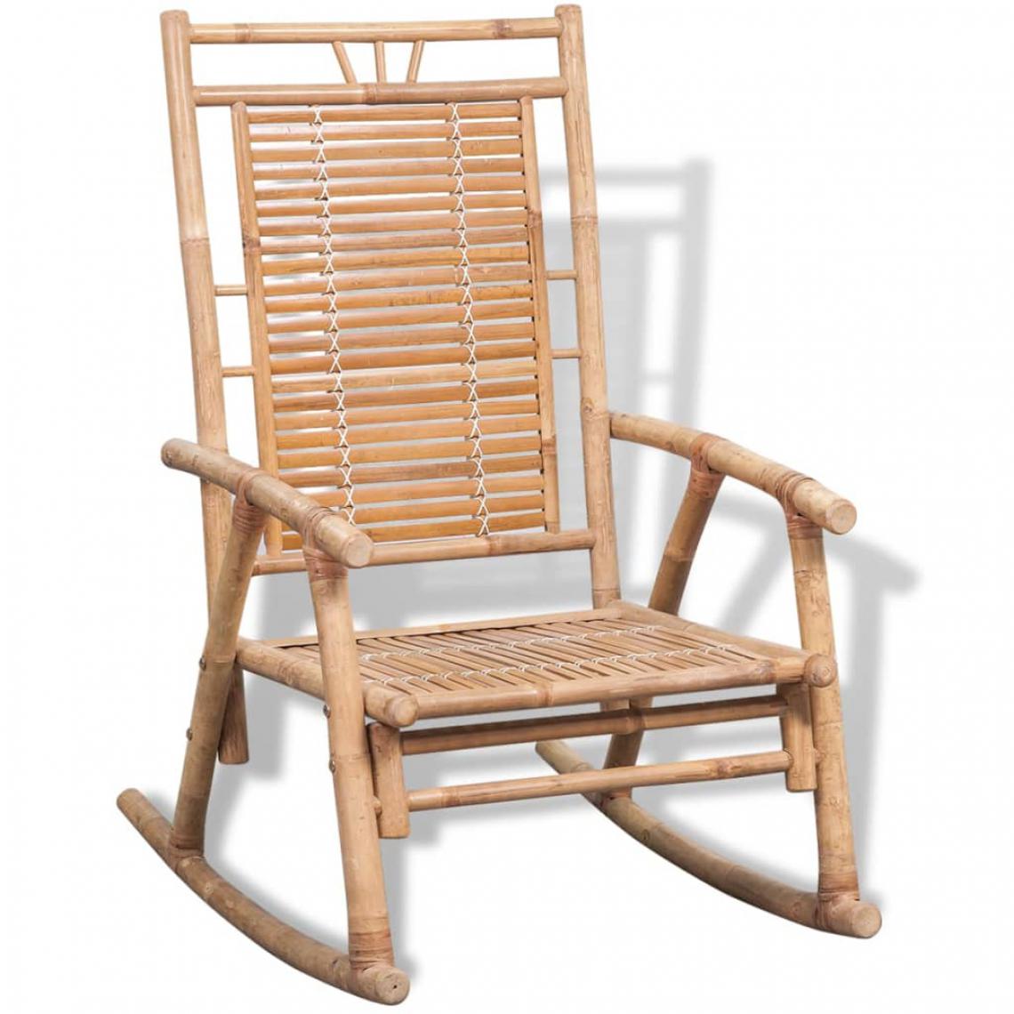 Uco - UCO Chaise à bascule en bambou - Chaises