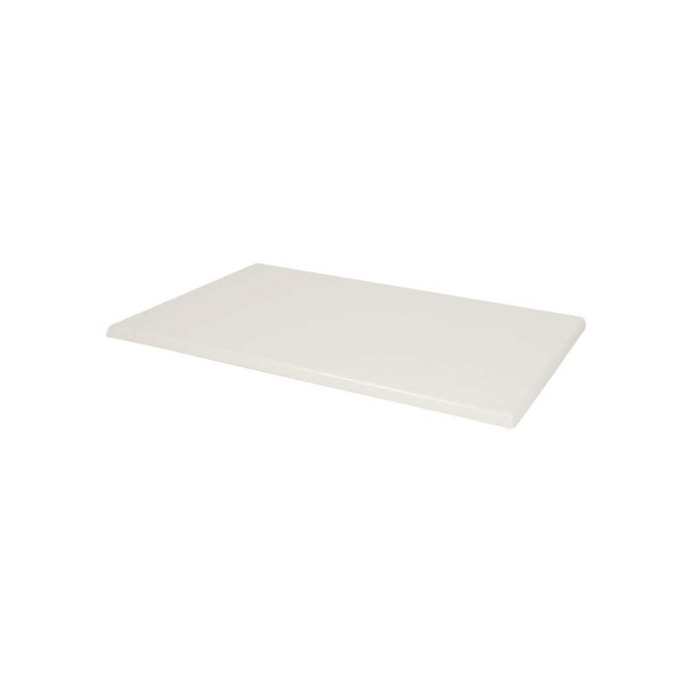 Materiel Chr Pro - Plateau de Table Rectangulaire Pré-Percé 1200 mm - Blanc - Bolero - - Tables à manger