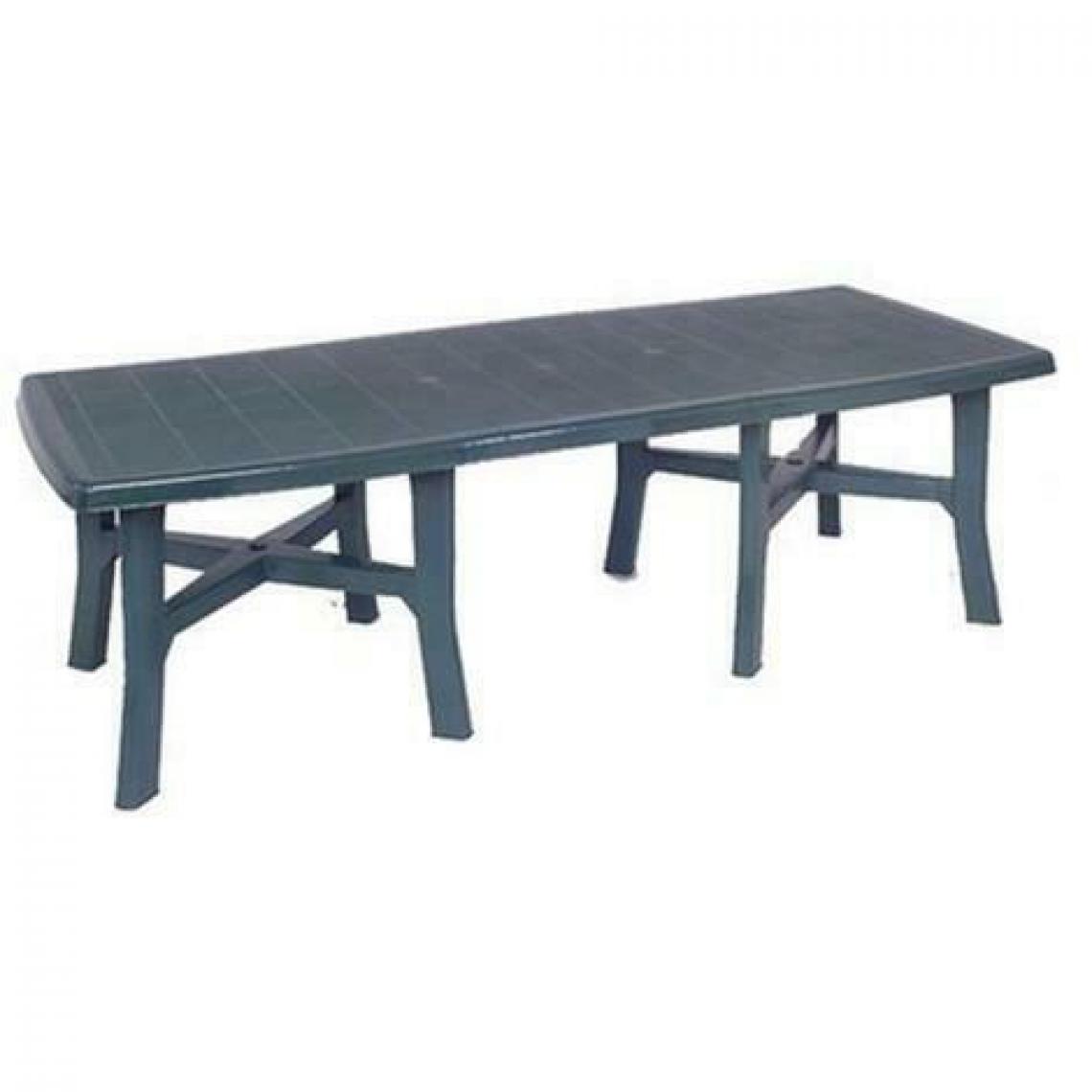 Alter - Table d'extérieur rectangulaire extensible, Made in Italy, 160x100x72 cm (fermé), couleur Vert - Tables à manger