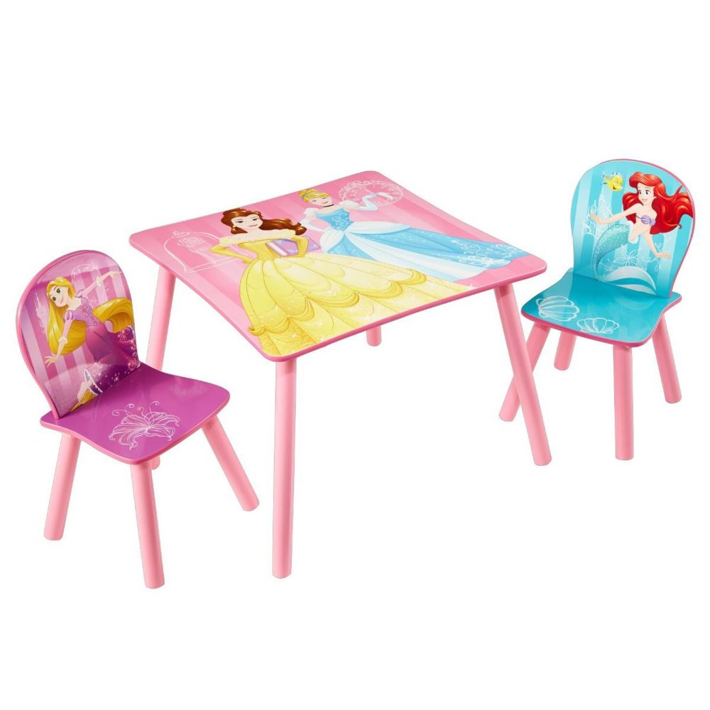 WORLDS APART - Ensemble table et 2 chaises Princesses Disney - Tables à manger
