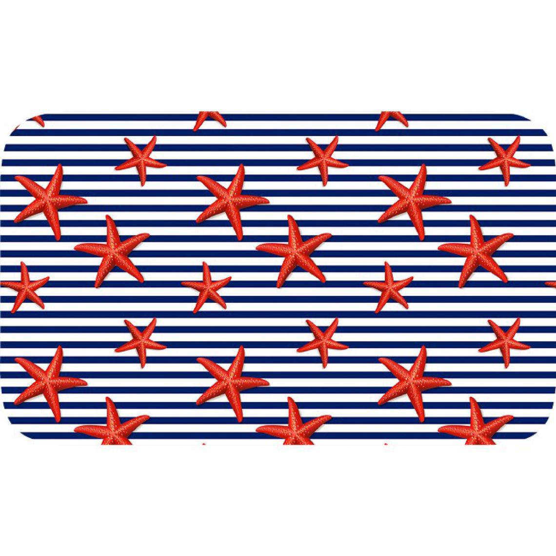 Homemania - Tapis d'ameublement Starfish 1 - Multicouleur - 100 x 60 cm - Tapis
