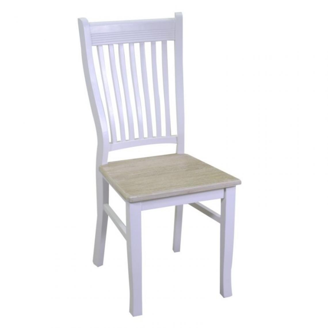 Webmarketpoint - Chaise en bois blanc Bratislava - Chaises