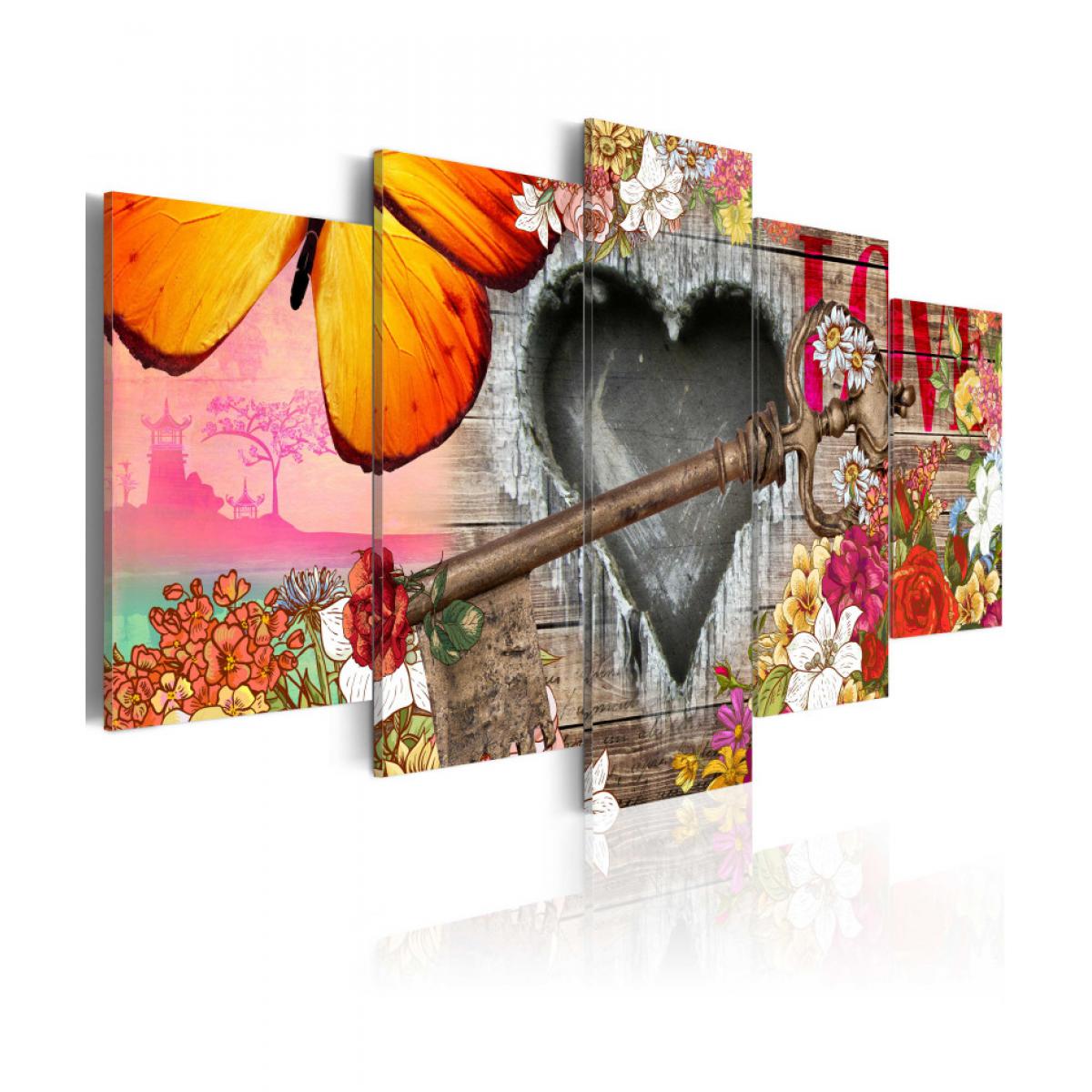 Artgeist - Tableau - Love trailer 100x50 - Tableaux, peintures